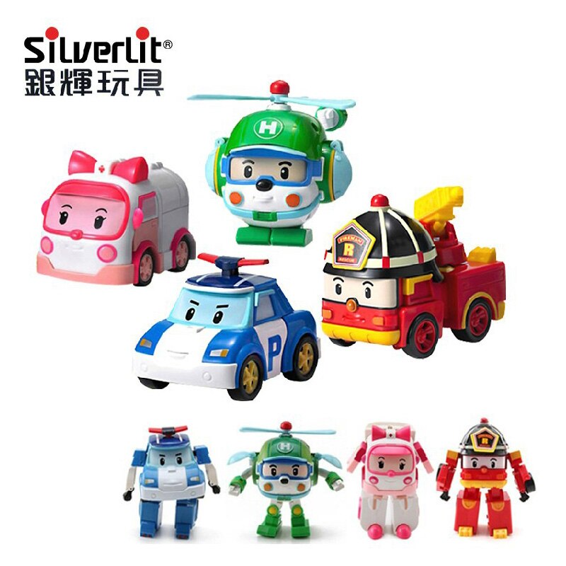 Silverlit Robocar Korea κ Ű ϱ ȯ ִϸ̼ ׼ ǱԾ   Poli Toys For Children Playmobil Juguetes